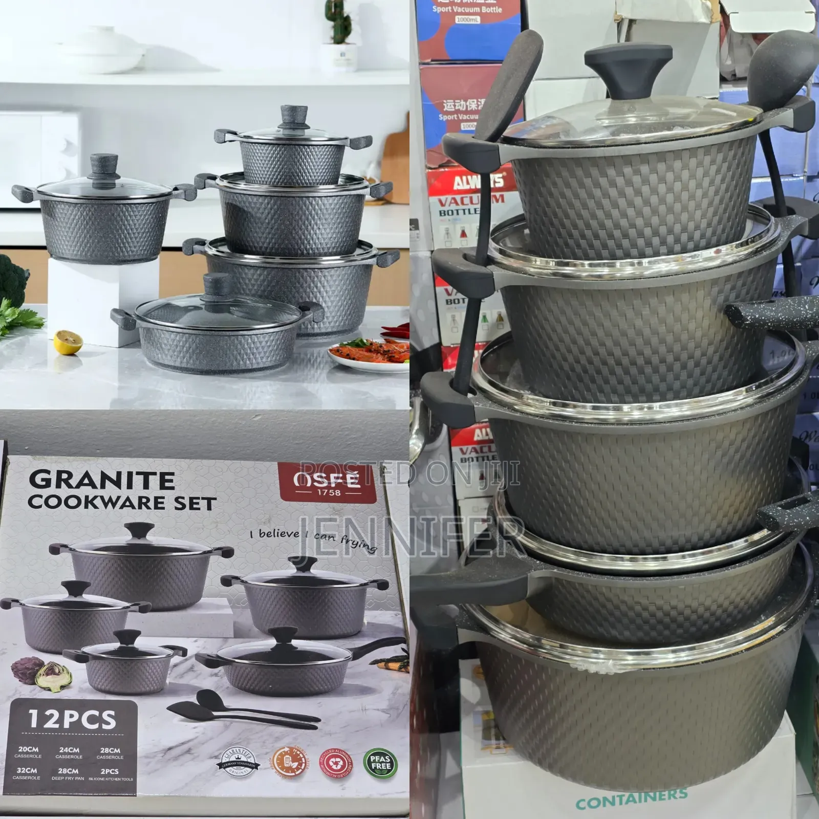 12-Piece Granite Cookware Set by Osfě
