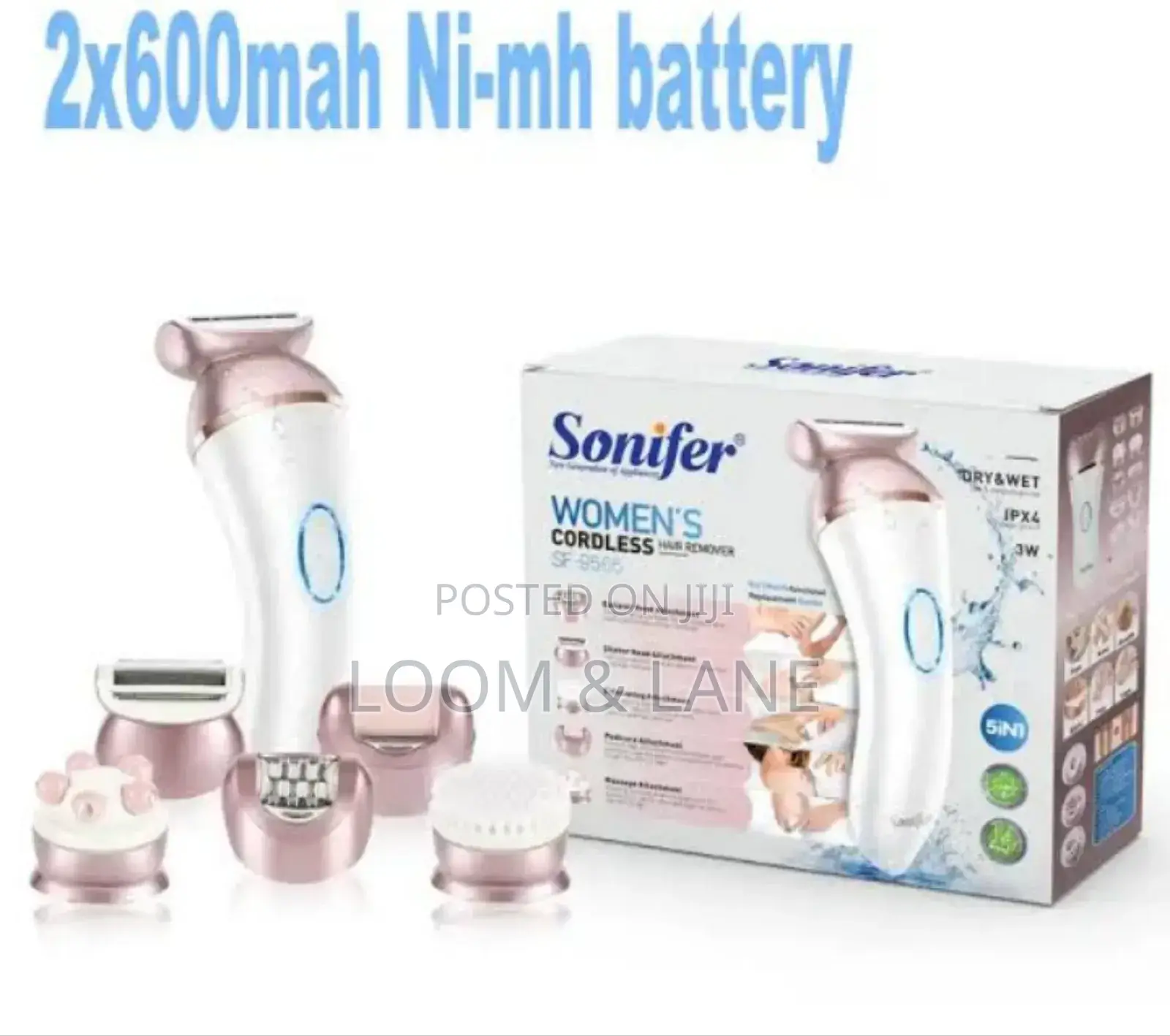 Multifunctional Waterproof Led Rechargeable Hair Removal Set