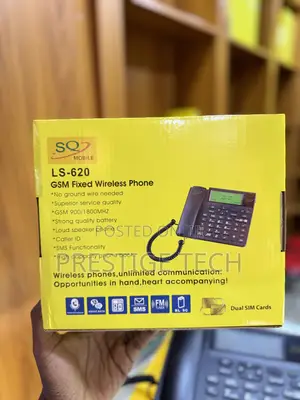 Sq Ls620 Dual Sim Landline Phone With Calculator