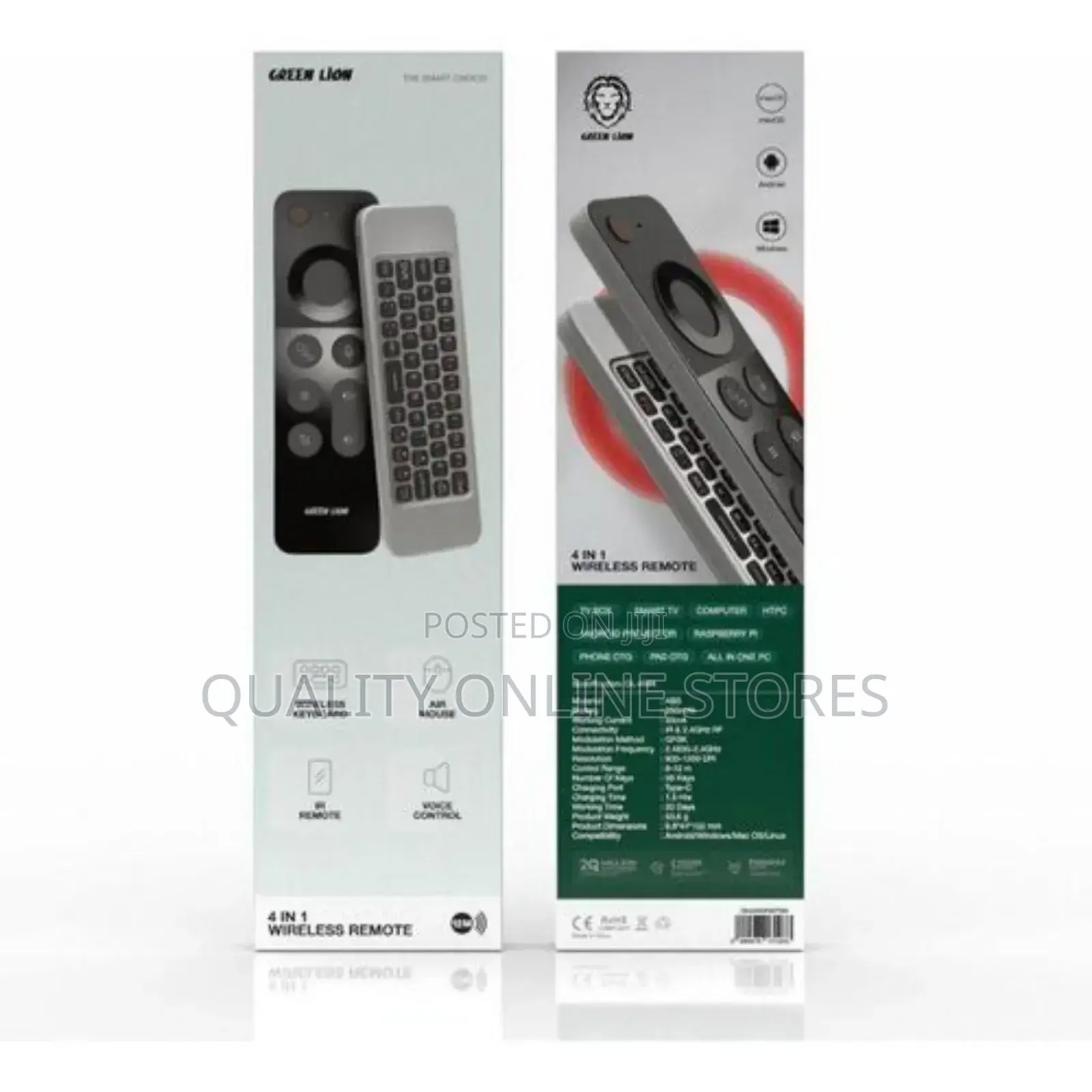 4 in 1 Green Lion Remote