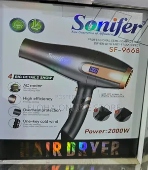 Sonifer Pro Semi Compact Hair Dryer With Antifreeze Effect