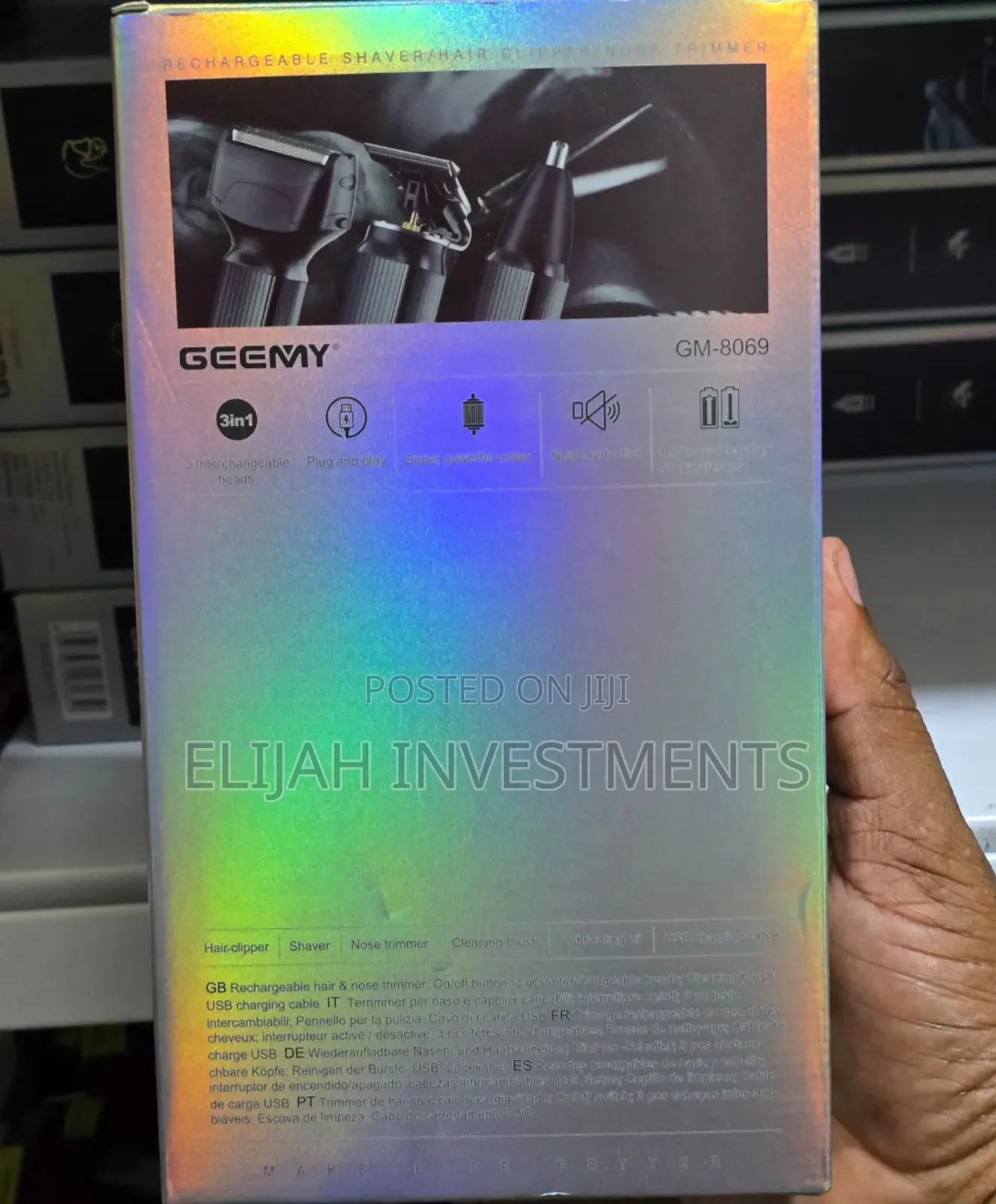 Geemy Hair Shaver Smoother and Nose Trimmer