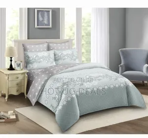 5x6 4pcs Duvet Set 1bedsheet 2 Pillowcases- Multicolor