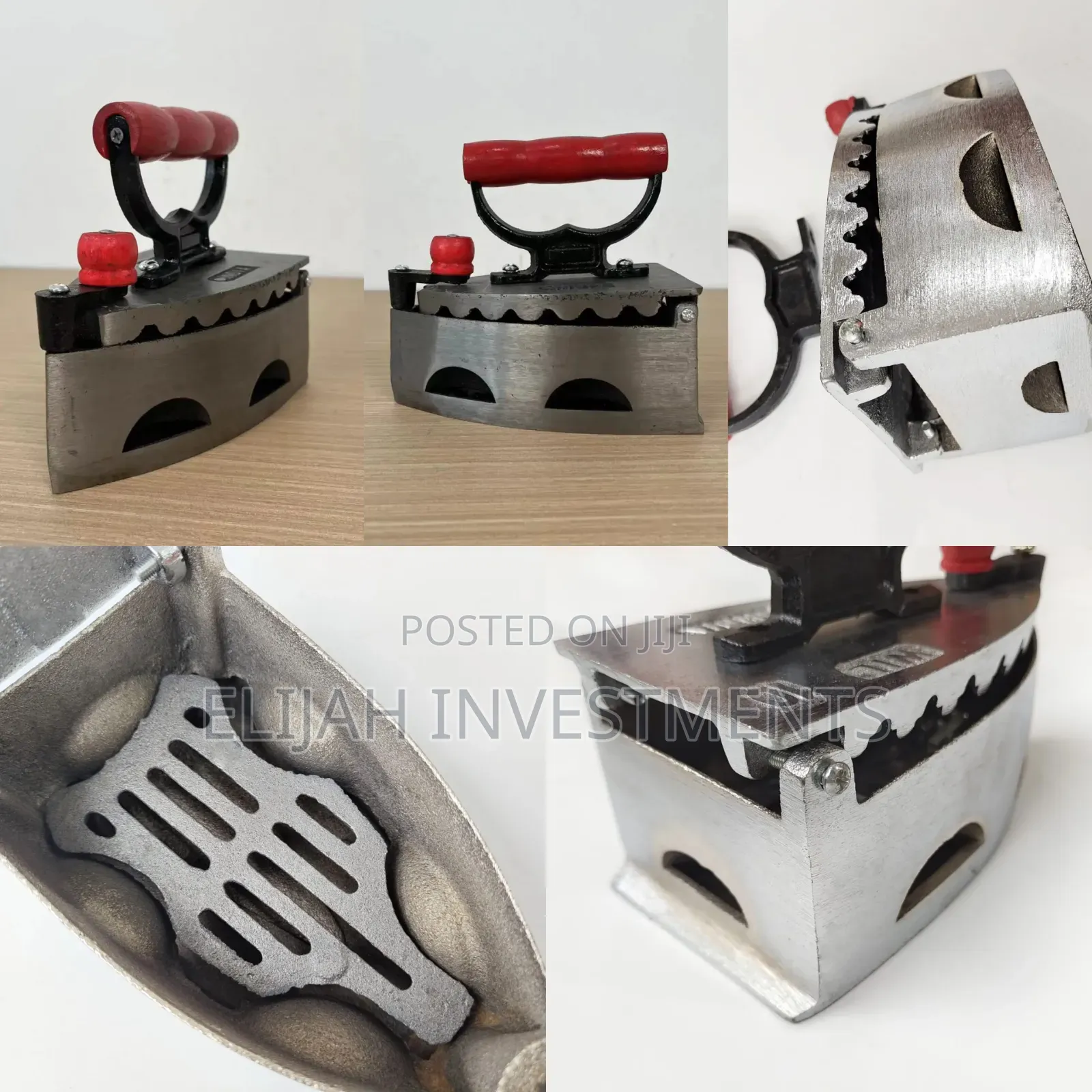 New Steel Heavy Duty Charcoal Iron