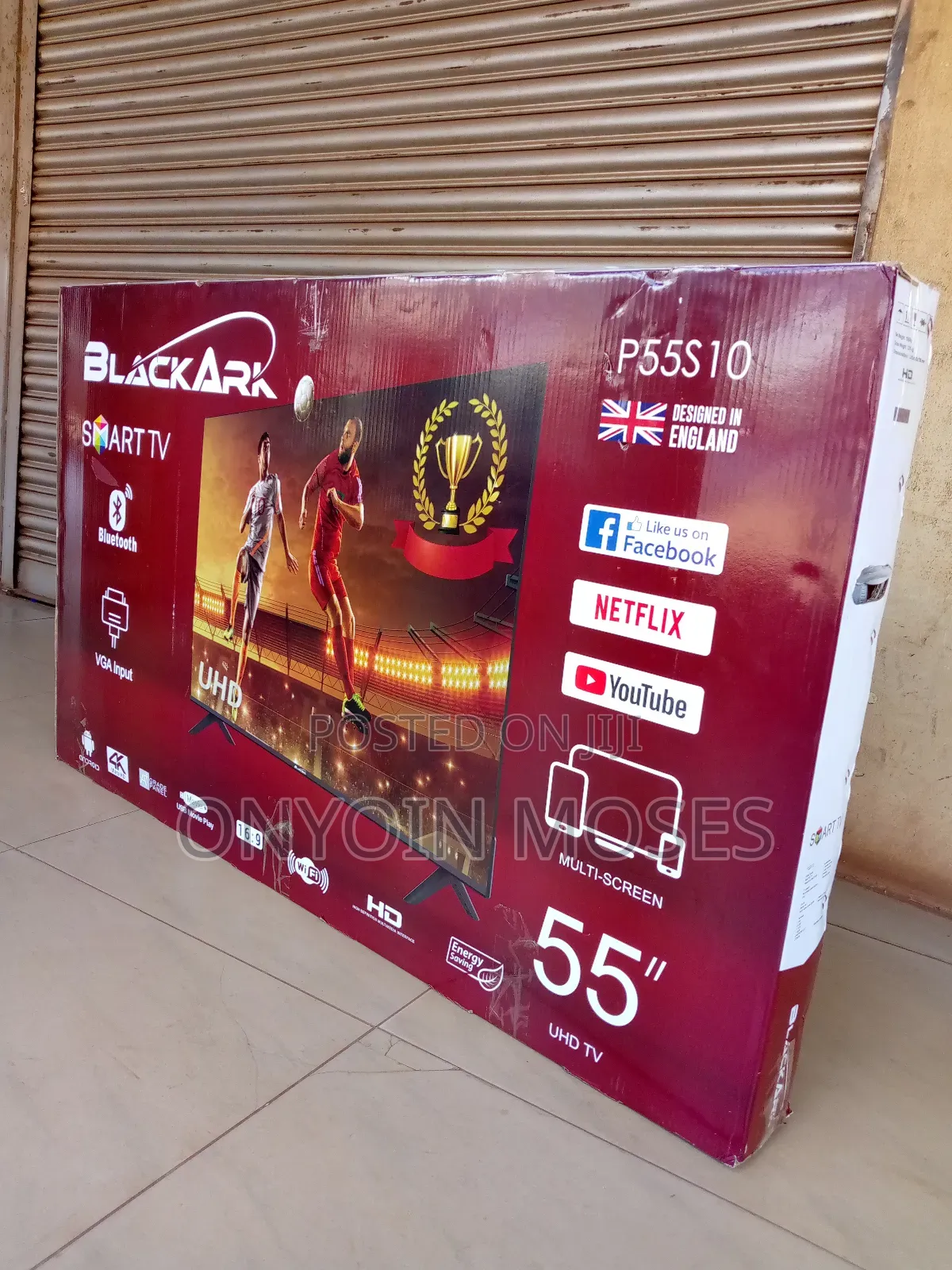 55 Inches Black Ark Android Smart Tv