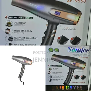 Sonifer Pro Semi Compact Hair Dryer With Antifreeze Effect