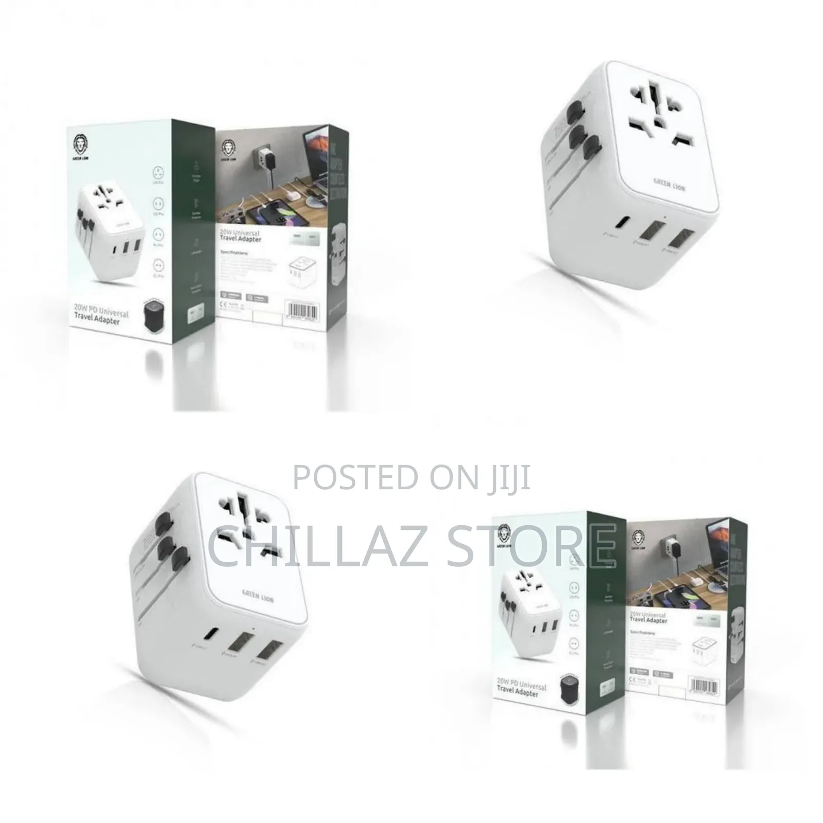 Green Lion 20w Travel Adapter.