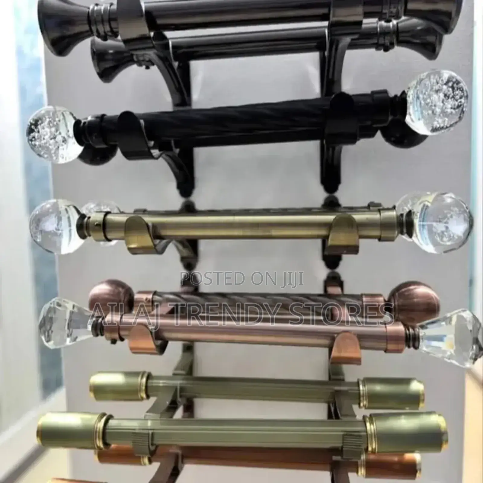 Smooth Design Curtain Rods Per Metre