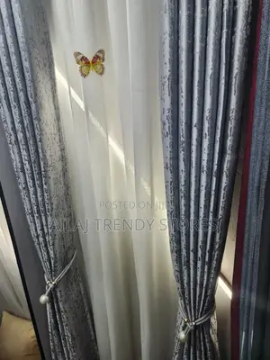 New Gray Design Curtains Per Metre
