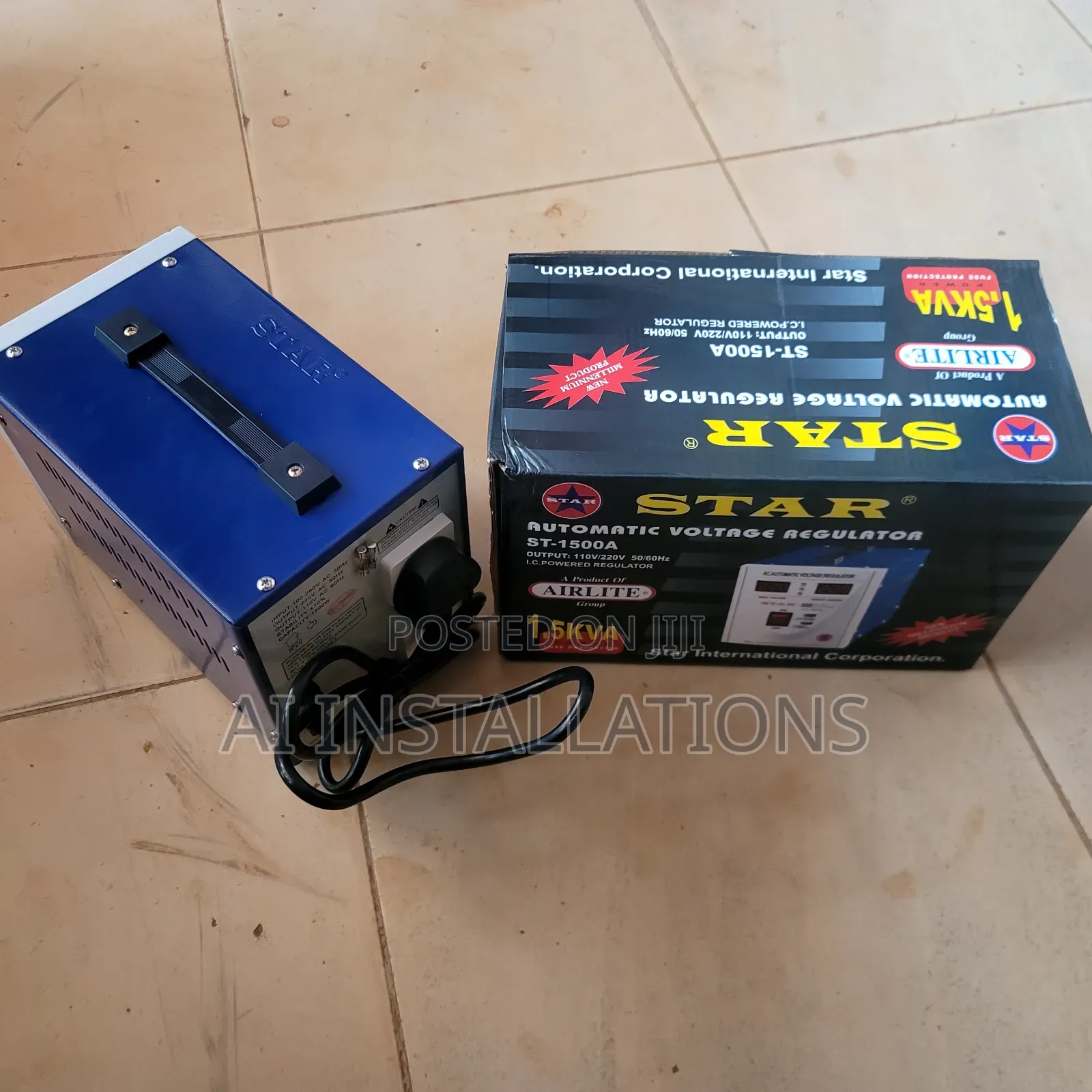 1.5kva Voltage Regulator Stabilizer