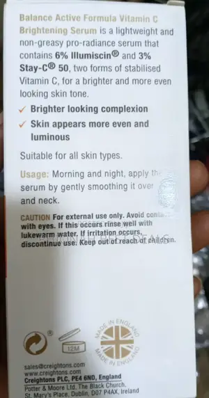 Vitamin C Brightening Serum Glow and Radiance