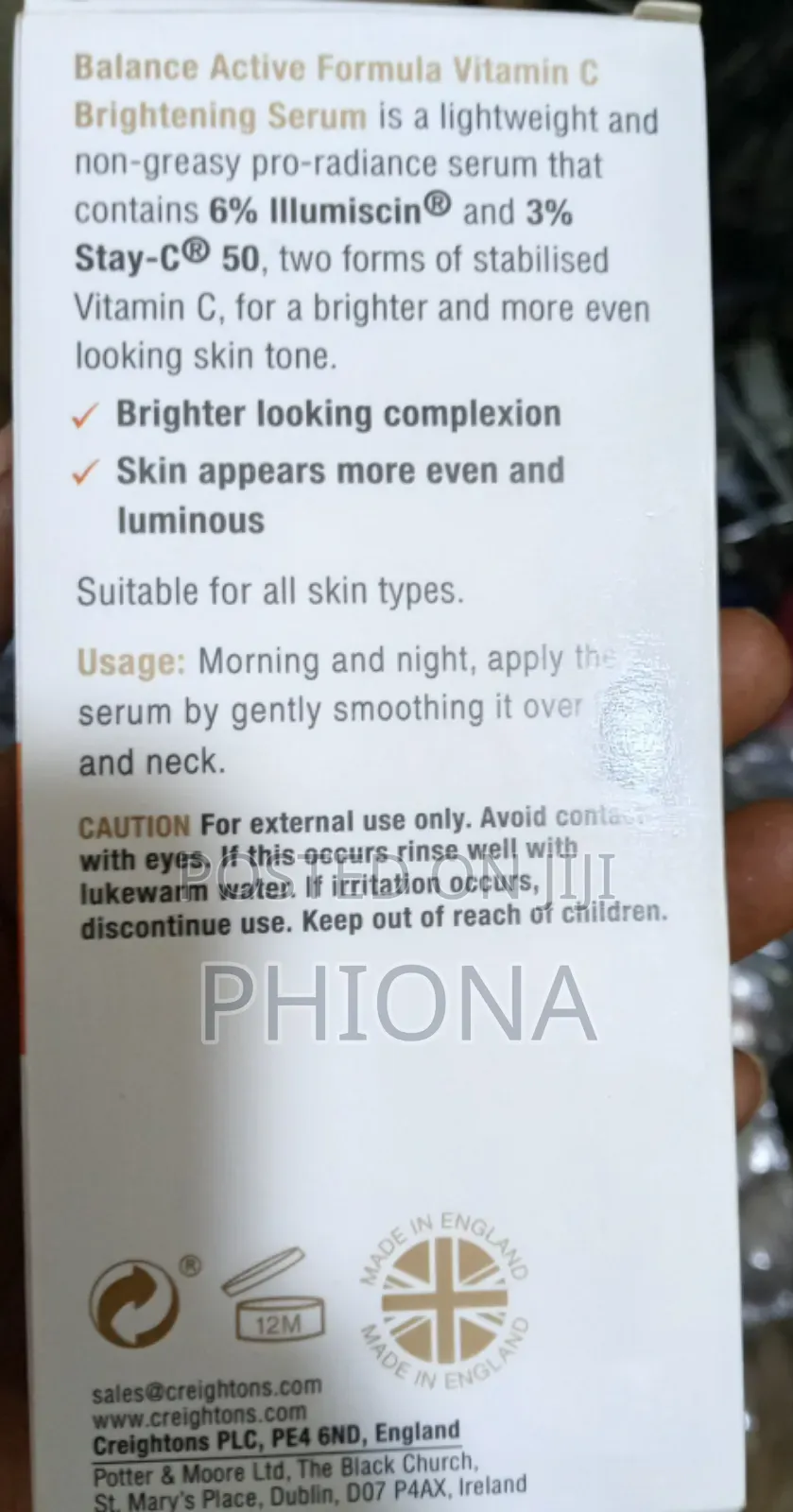 Vitamin C Brightening Serum Glow and Radiance