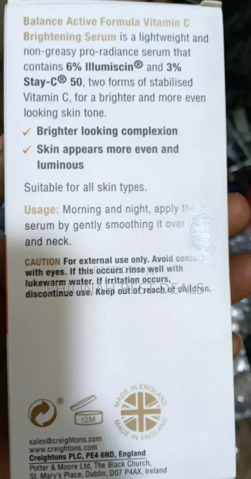 Vitamin C Brightening Serum Glow and Radiance