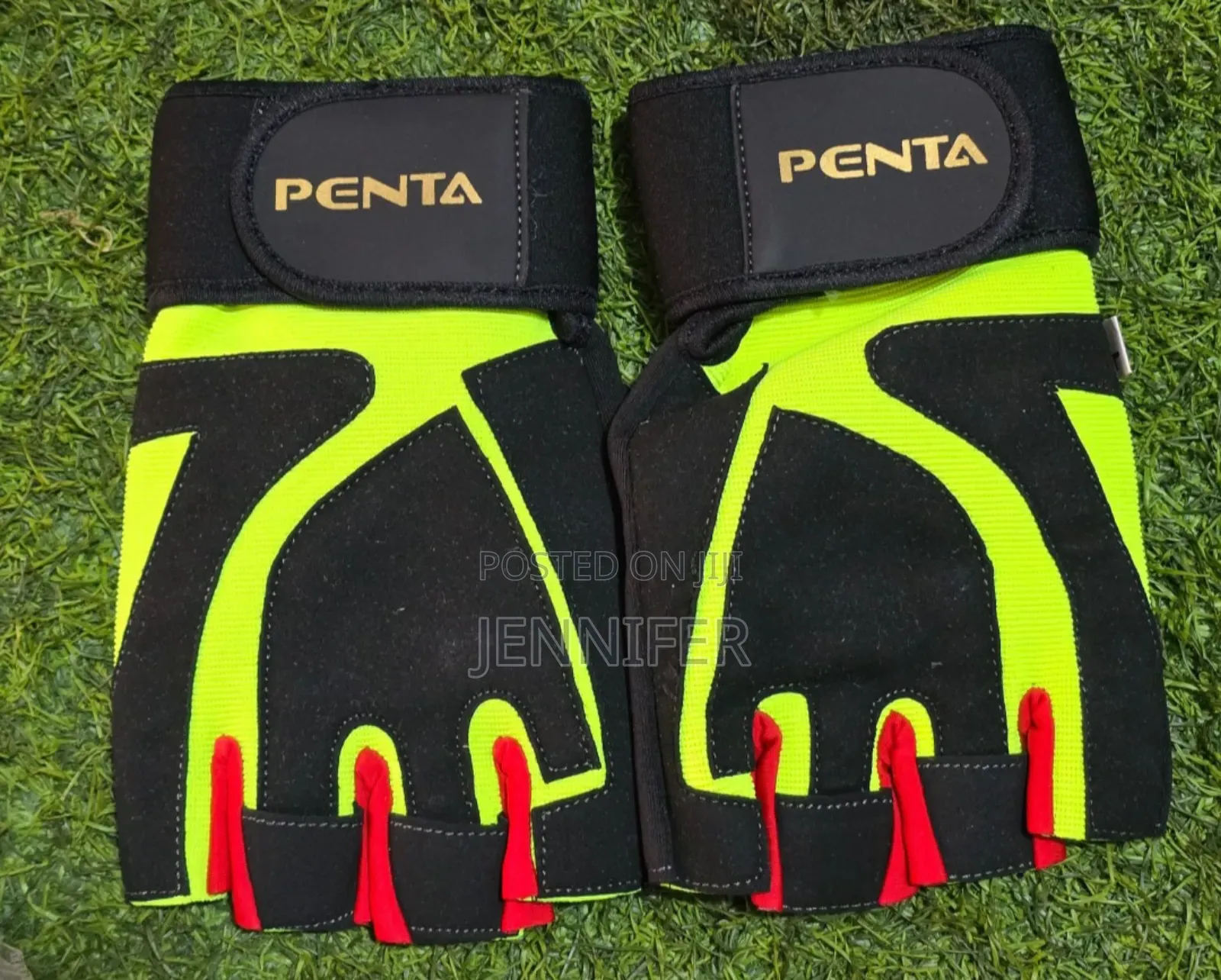 Penta High-Quality Weight Lifting Gloves Black Green