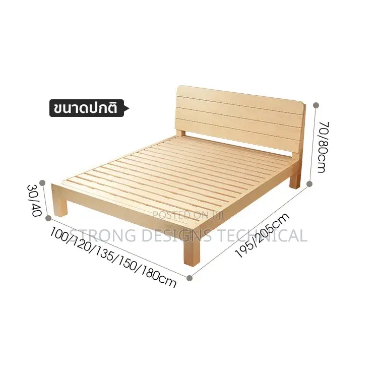 5 by 6feet Queen Size Bed.