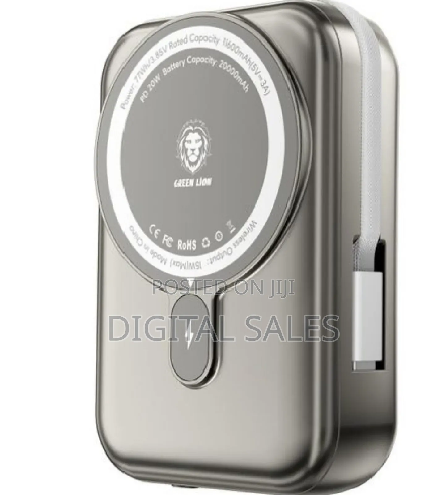 Lenyes Monaco Powerbank-Silver