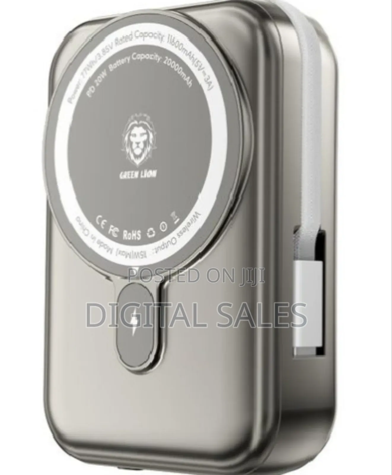 Lenyes Monaco Powerbank-Silver