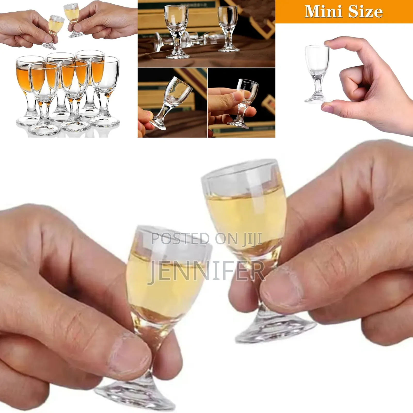 6pcs Small Cocktail Whisky Mini Shot Glasses