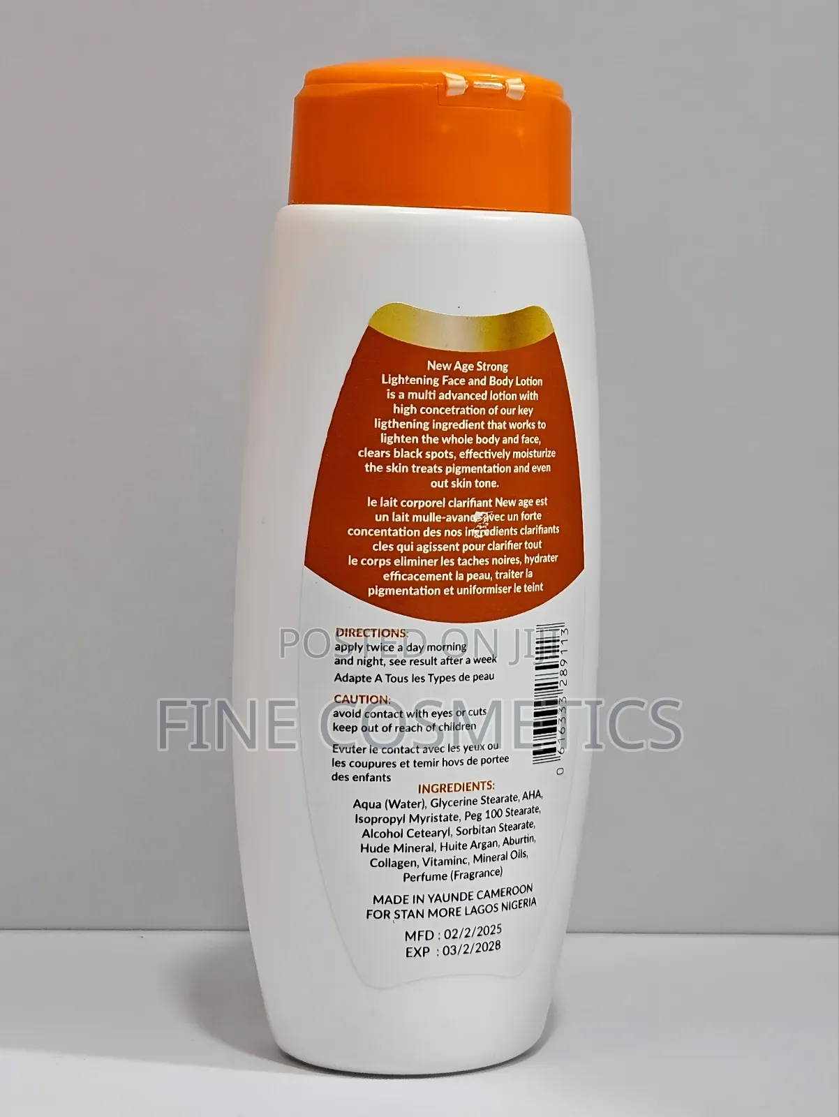 New Age | Latest Strong Lightening Face and Body Lotion 300g