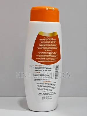 New Age | Latest Strong Lightening Face and Body Lotion 300g