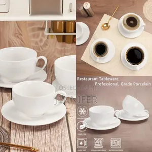 6pcs Cappuccino Cup and Saucer Set