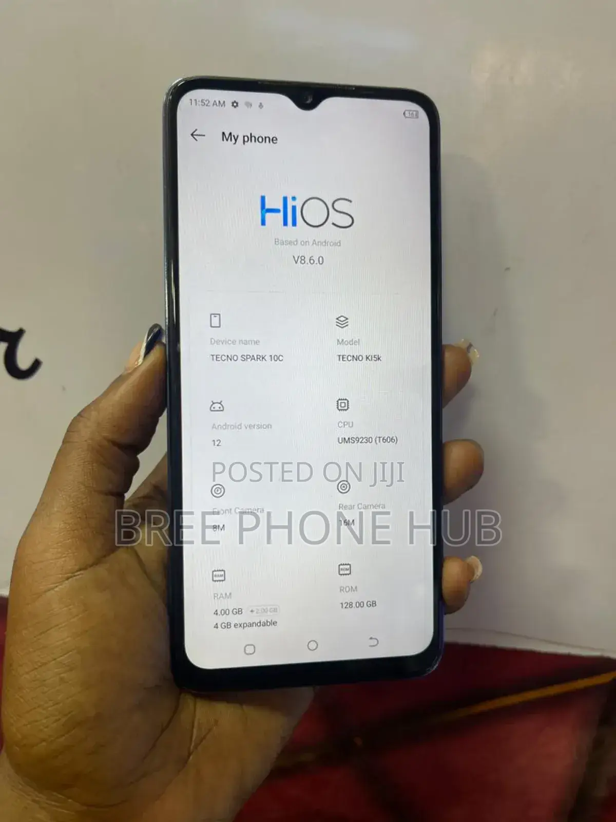 Tecno Spark 10C 128 GB Blue