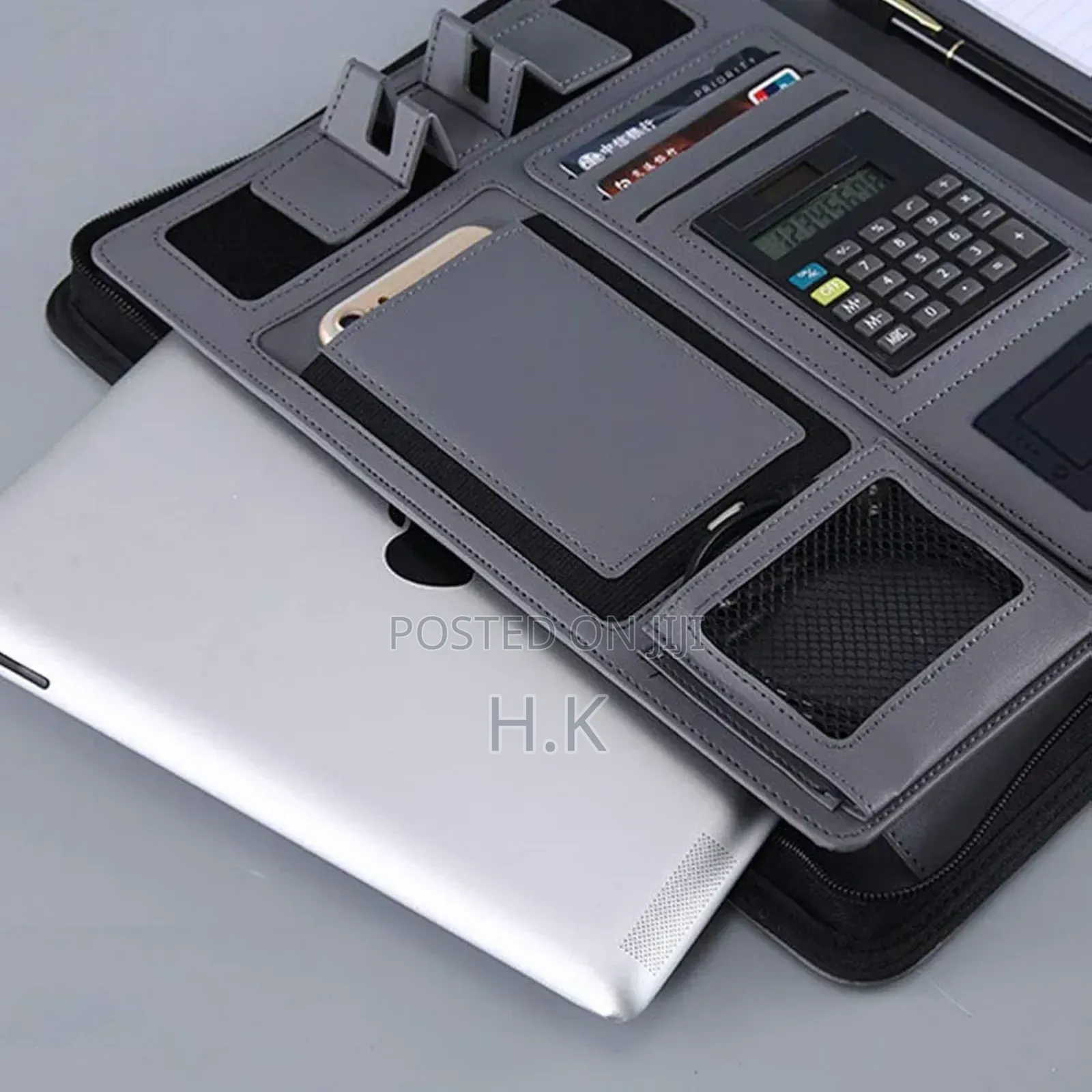 Multi-Functional Leather Padfolio
