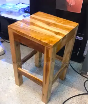 Wooden Low Stool.