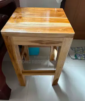 Wooden Low Stool.