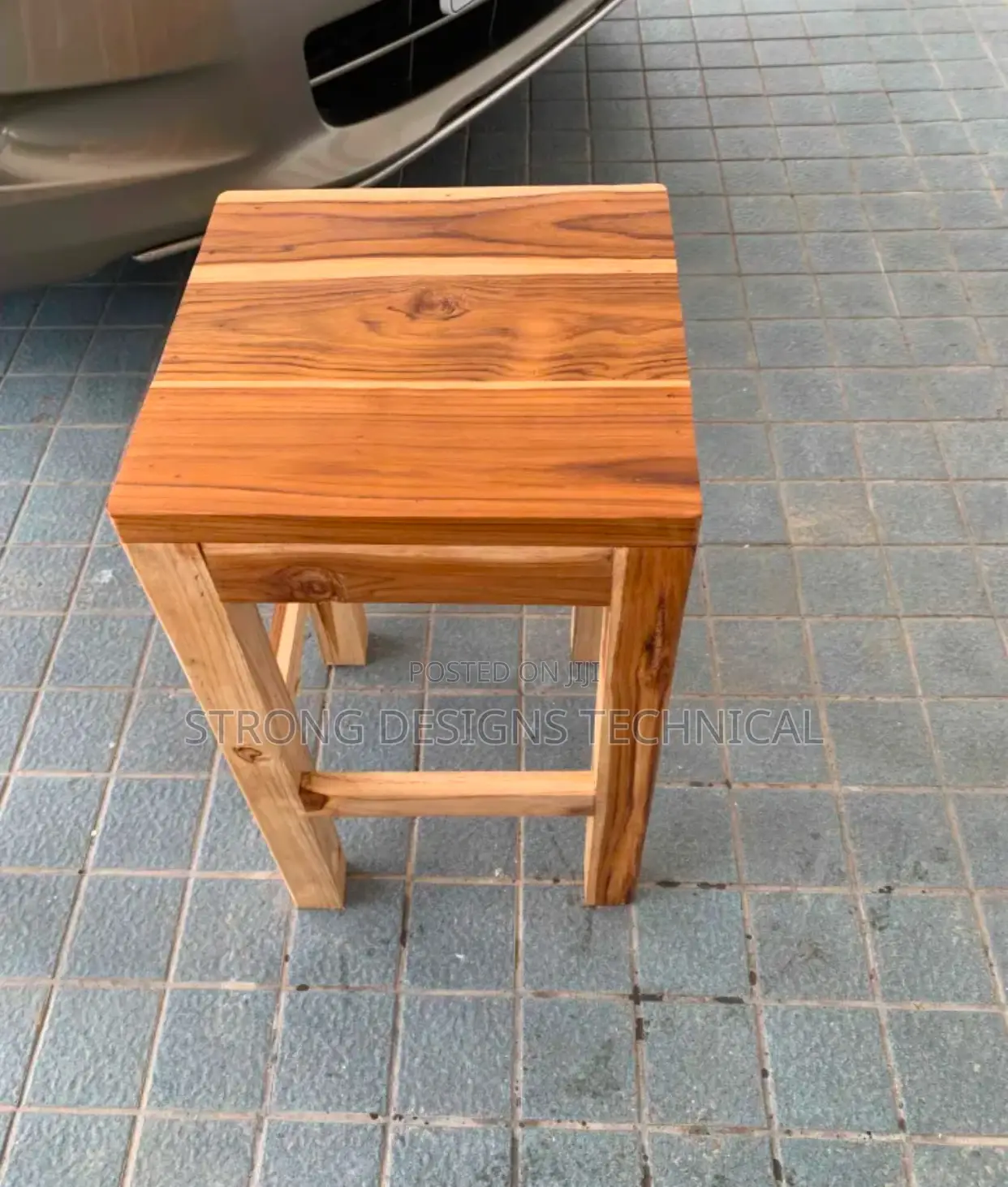 Wooden Low Stool.
