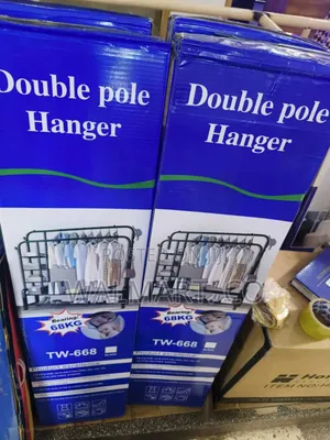 Metallic Double Pole Hanger