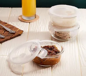 Unique Design Borosilicate Glass Multipurpose Food Container