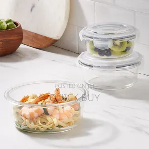 Unique Design Borosilicate Glass Multipurpose Food Container