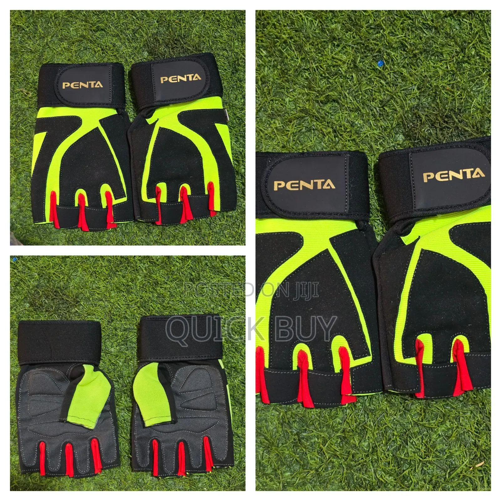 Penta High-Quality Weight Lifting Gloves Black Green