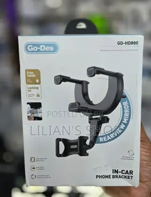 Go Des Car Rearview Mirror Holder Phone Bracket