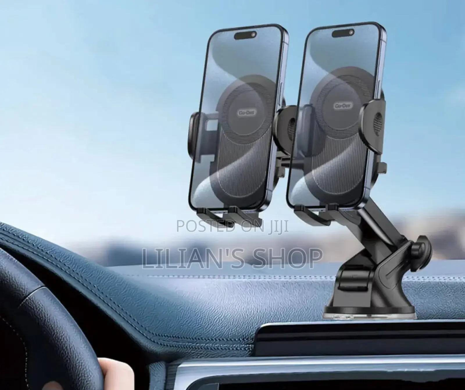 Go Des Gd-Hd207 Dual Use Suction Cup Design Double Holder