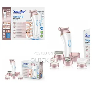 Waterproof Led Rechargeable Women Hair Removal Set