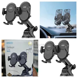 Dual Use Suction Cup Design Double Car Phone Holder