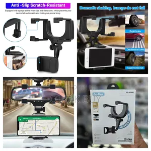 Go Des Car Rearview Mirror Holder Phone Bracket