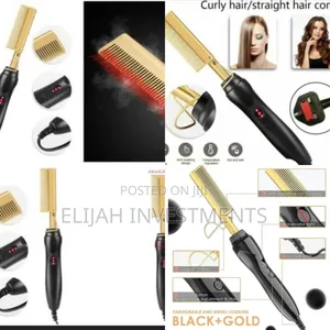 Metal Hair Straightening Comb