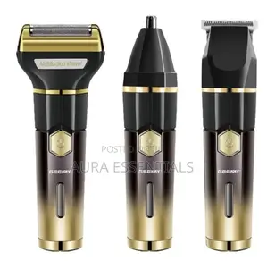 Geemy 3-in-1 Rechargeable Shaver and Trimmer Set (Gm-8065)