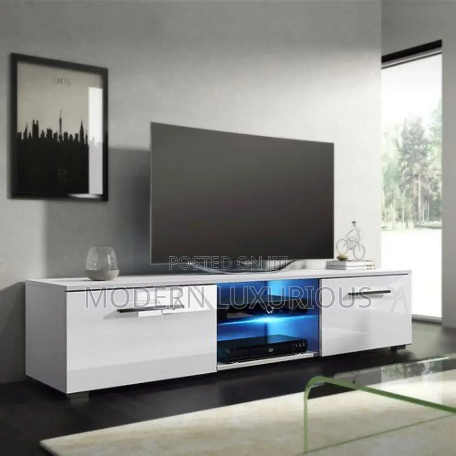 Tv Stand Living Room/ Modern Good /Quality Tv Stand White/