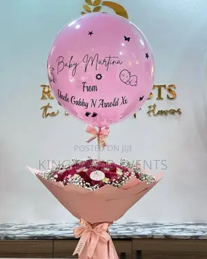 Flower Bouquet and Balloon in Uganda Kampala