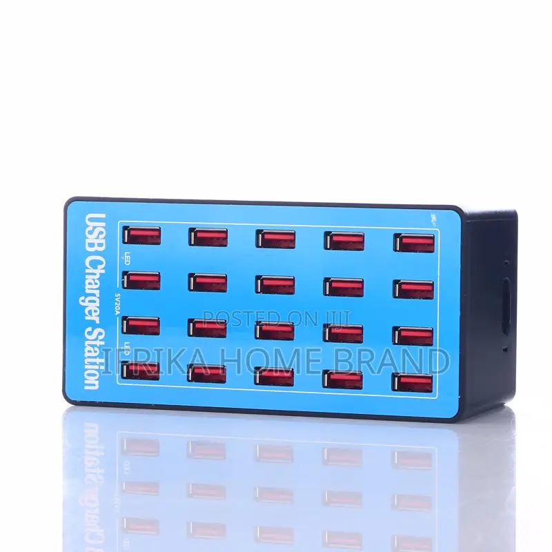 20-Port Usb Multi-Port Charging Station