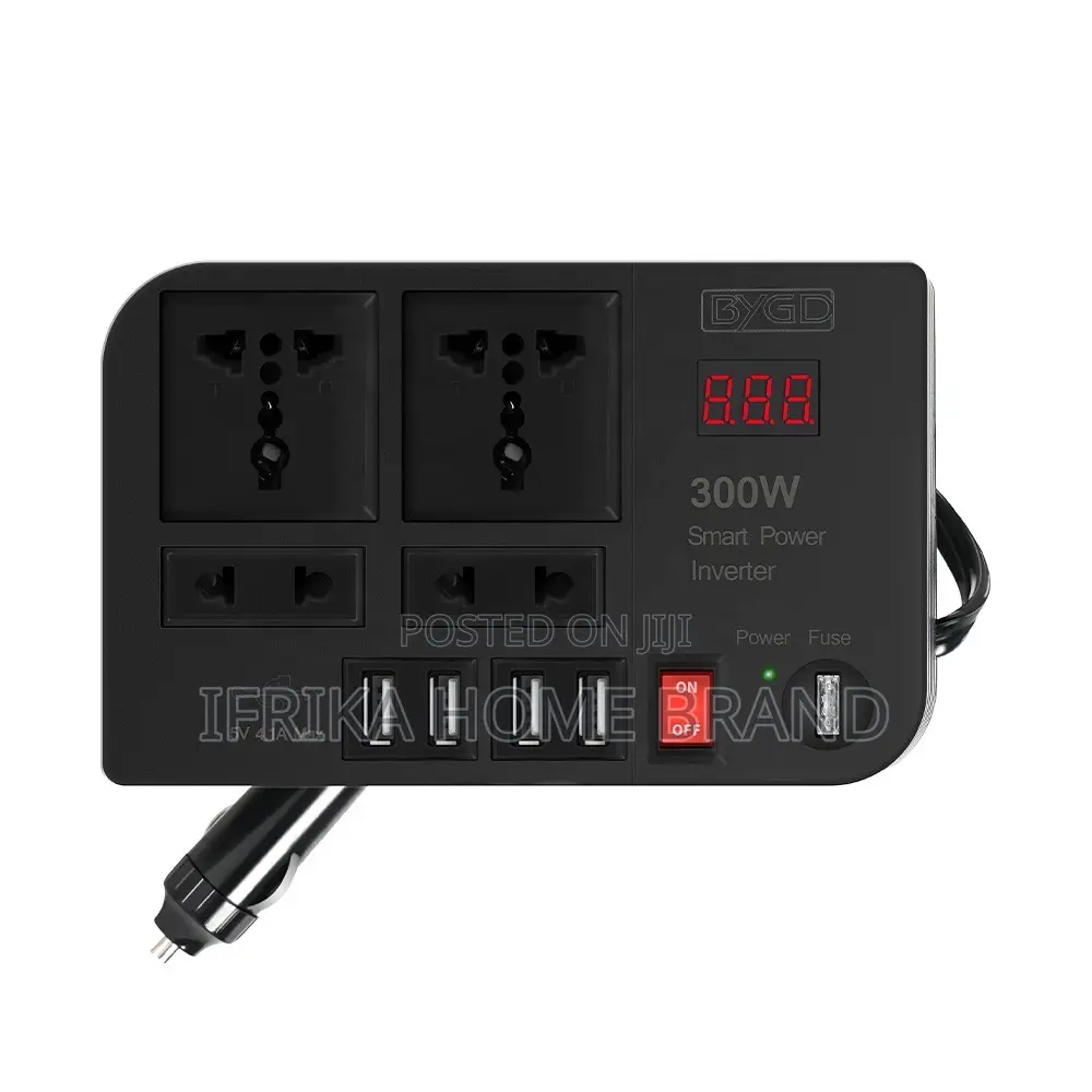 12v 300w to Ac 220v Power Converter Car Inverter