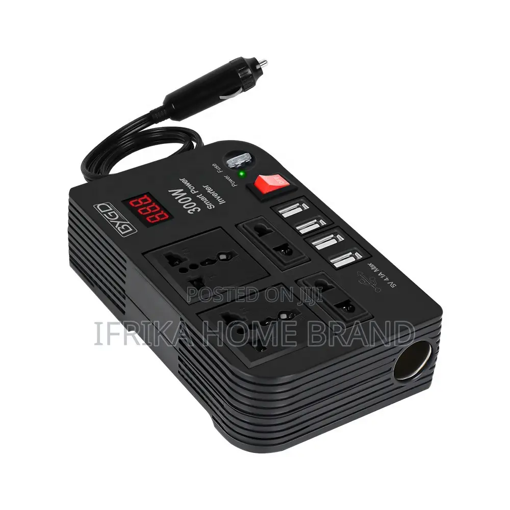 12v 300w to Ac 220v Power Converter Car Inverter