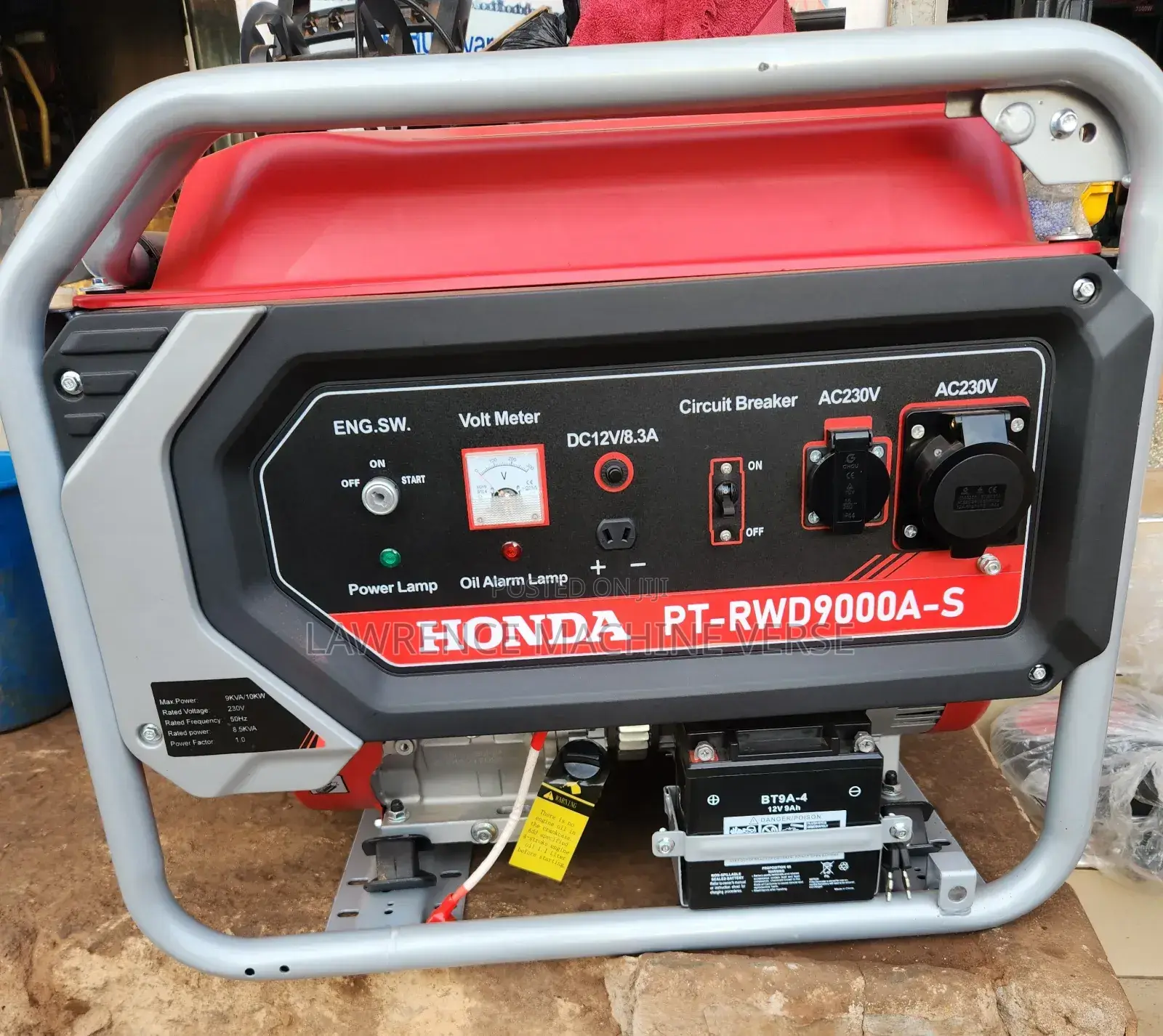 Pt-RWD 9000 Honda Gasoline Generator 10kva