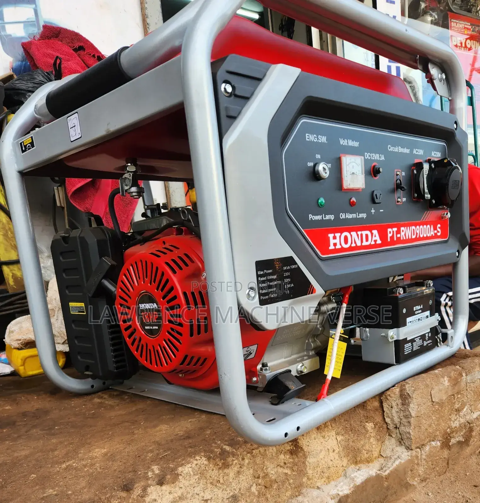 Pt-RWD 9000 Honda Gasoline Generator 10kva