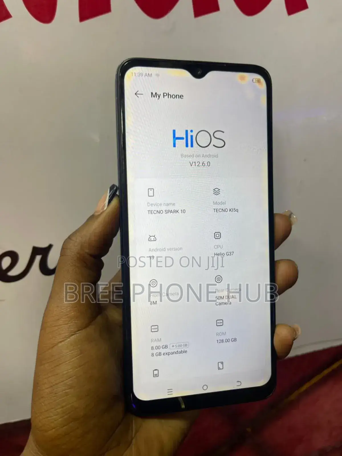 Tecno Spark 10 128 GB Black