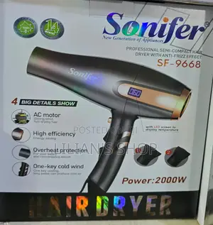 Sonifer Pro Semi Compact Hair Dryer With Antifreeze Effect